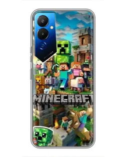 Чехол для TECNO POVA 4 (LG7n) с картинкой «Замок Minecraft» Чехол для TECNO POVA 4 (LG7n) с картинкой «Замок Minecraft»
