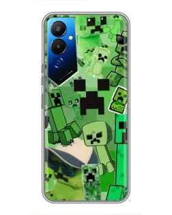 Чехол для TECNO POVA 4 (LG7n) с картинкой «Криперы Minecraft» Чехол для TECNO POVA 4 (LG7n) с картинкой «Криперы Minecraft»