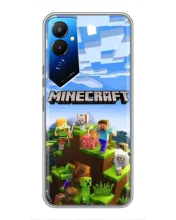 Чехол для TECNO POVA 4 (LG7n) с картинкой «Minecraft классический мир» Чехол для TECNO POVA 4 (LG7n) с картинкой «Minecraft классический мир»
