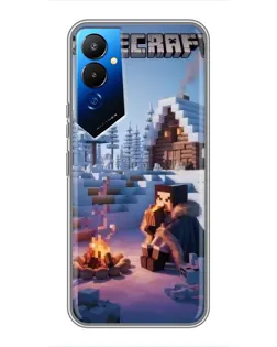 Чехол для TECNO POVA 4 (LG7n) с картинкой «Зимний Minecraft» Чехол для TECNO POVA 4 (LG7n) с картинкой «Зимний Minecraft»