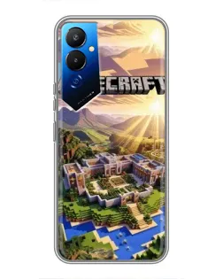 Чехол для TECNO POVA 4 (LG7n) с картинкой «Minecraft панорама» Чехол для TECNO POVA 4 (LG7n) с картинкой «Minecraft панорама»