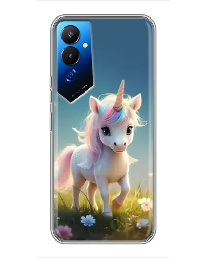 Чехол для TECNO POVA 4 (LG7n) с картинкой «Единорог на поляне» Чехол для TECNO POVA 4 (LG7n) с картинкой «Единорог на поляне»