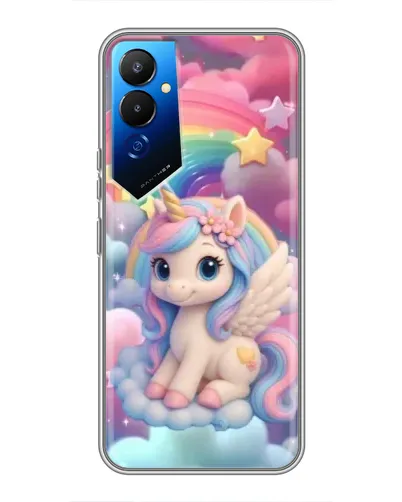 Чехол для TECNO POVA 4 (LG7n) с картинкой «Маленький единорог» Чехол для TECNO POVA 4 (LG7n) с картинкой «Маленький единорог»