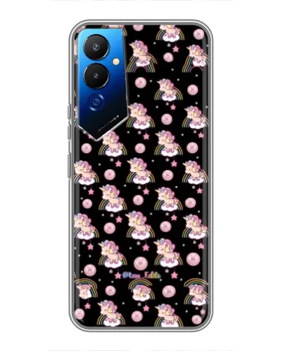 Чехол для TECNO POVA 4 (LG7n) с картинкой «Magic Unicorn паттерн» Чехол для TECNO POVA 4 (LG7n) с картинкой «Magic Unicorn паттерн»
