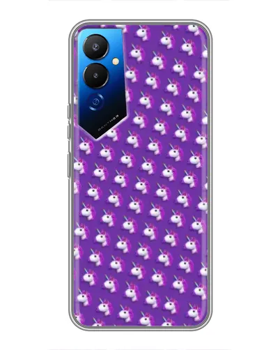 Чехол для TECNO POVA 4 (LG7n) с картинкой «Единороги на фиолетовом» Чехол для TECNO POVA 4 (LG7n) с картинкой «Единороги на фиолетовом»