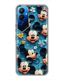 Чехол для TECNO POVA 4 (LG7n) с картинкой «Паттерн Микки и Минни» Чехол для TECNO POVA 4 (LG7n) с картинкой «Паттерн Микки и Минни»