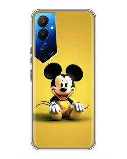 Чехол для TECNO POVA 4 (LG7n) с картинкой «Микки на желтом» Чехол для TECNO POVA 4 (LG7n) с картинкой «Микки на желтом»