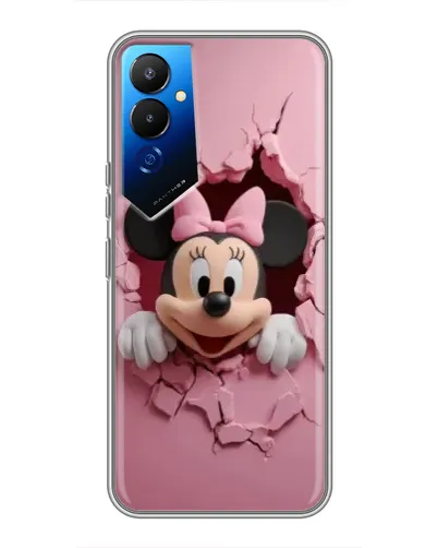 Чехол для TECNO POVA 4 (LG7n) с картинкой «Минни сквозь стену» Чехол для TECNO POVA 4 (LG7n) с картинкой «Минни сквозь стену»