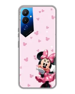 Чехол для TECNO POVA 4 (LG7n) с картинкой «Минни Маус и сердечки» Чехол для TECNO POVA 4 (LG7n) с картинкой «Минни Маус и сердечки»