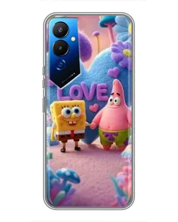 Чехол для TECNO POVA 4 (LG7n) с картинкой «Губка Боб Патрик»