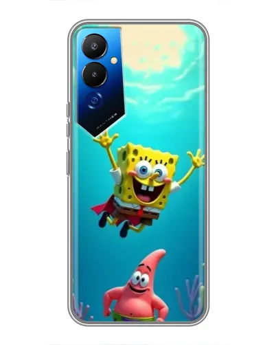 Чехол для TECNO POVA 4 (LG7n) с картинкой «Спанч Боб под водой» Чехол для TECNO POVA 4 (LG7n) с картинкой «Спанч Боб под водой»