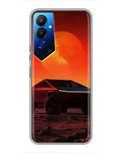 Чехол для TECNO POVA 4 (LG7n) с картинкой «Cybertruck на Марсе» Чехол для TECNO POVA 4 (LG7n) с картинкой «Cybertruck на Марсе»