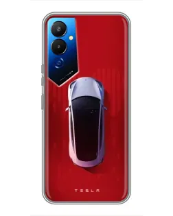 Чехол для TECNO POVA 4 (LG7n) с картинкой «Tesla Top View» Чехол для TECNO POVA 4 (LG7n) с картинкой «Tesla Top View»