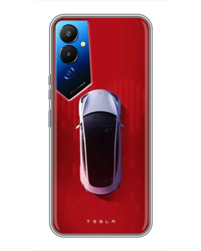 Чехол для TECNO POVA 4 (LG7n) с картинкой «Tesla Top View» Чехол для TECNO POVA 4 (LG7n) с картинкой «Tesla Top View»