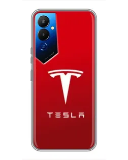 Чехол для TECNO POVA 4 (LG7n) с картинкой «Tesla Red Classic» Чехол для TECNO POVA 4 (LG7n) с картинкой «Tesla Red Classic»