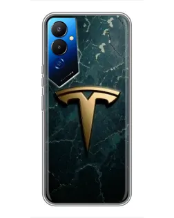 Чехол для TECNO POVA 4 (LG7n) с картинкой «Мраморная Tesla Gold» Чехол для TECNO POVA 4 (LG7n) с картинкой «Мраморная Tesla Gold»
