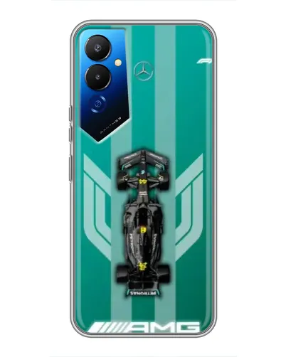 Чехол для TECNO POVA 4 (LG7n) с картинкой «Mercedes AMG Petronas»