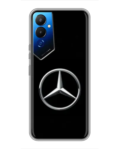 Чехол для TECNO POVA 4 (LG7n) с картинкой «Mercedes классический лого»