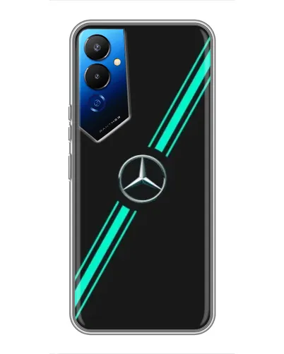 Чехол для TECNO POVA 4 (LG7n) с картинкой «Спортивные линии Mercedes» Чехол для TECNO POVA 4 (LG7n) с картинкой «Спортивные линии Mercedes»