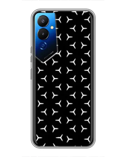 Чехол для TECNO POVA 4 (LG7n) с картинкой «Mercedes паттерн звезд» Чехол для TECNO POVA 4 (LG7n) с картинкой «Mercedes паттерн звезд»