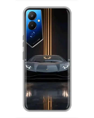 Чехол для TECNO POVA 4 (LG7n) с картинкой «Lamborghini золотые линии» Чехол для TECNO POVA 4 (LG7n) с картинкой «Lamborghini золотые линии»