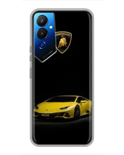 Чехол для TECNO POVA 4 (LG7n) с картинкой «Lamborghini желтый акцент» Чехол для TECNO POVA 4 (LG7n) с картинкой «Lamborghini желтый акцент»