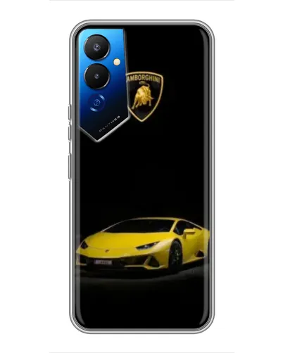 Чехол для TECNO POVA 4 (LG7n) с картинкой «Lamborghini желтый акцент» Чехол для TECNO POVA 4 (LG7n) с картинкой «Lamborghini желтый акцент»