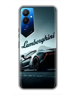 Чехол для TECNO POVA 4 (LG7n) с картинкой «Классическая надпись Lamborghini» Чехол для TECNO POVA 4 (LG7n) с картинкой «Классическая надпись Lamborghini»