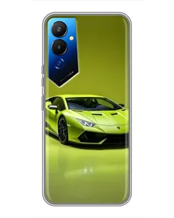 Чехол для TECNO POVA 4 (LG7n) с картинкой «Салатовый Lamborghini Huracan» Чехол для TECNO POVA 4 (LG7n) с картинкой «Салатовый Lamborghini Huracan»