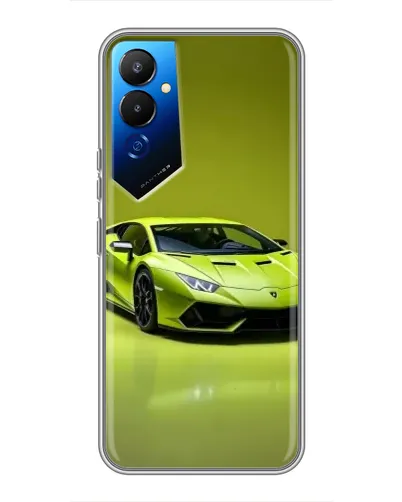 Чехол для TECNO POVA 4 (LG7n) с картинкой «Салатовый Lamborghini Huracan» Чехол для TECNO POVA 4 (LG7n) с картинкой «Салатовый Lamborghini Huracan»