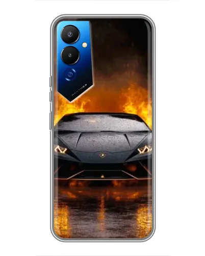 Чехол для TECNO POVA 4 (LG7n) с картинкой «Lamborghini в огне» Чехол для TECNO POVA 4 (LG7n) с картинкой «Lamborghini в огне»