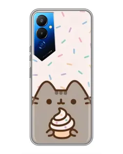 Чехол для TECNO POVA 4 (LG7n) с картинкой «Пушин с кексом» Чехол для TECNO POVA 4 (LG7n) с картинкой «Пушин с кексом»