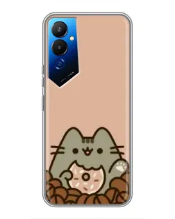 Чехол для TECNO POVA 4 (LG7n) с картинкой «Кофейный Пушин» Чехол для TECNO POVA 4 (LG7n) с картинкой «Кофейный Пушин»