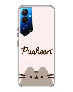 Чехол для TECNO POVA 4 (LG7n) с картинкой «Pusheen логотип» Чехол для TECNO POVA 4 (LG7n) с картинкой «Pusheen логотип»
