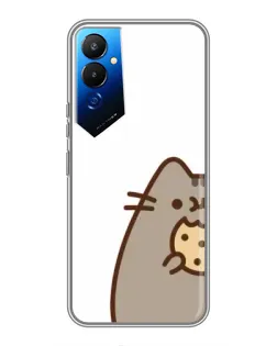 Чехол для TECNO POVA 4 (LG7n) с картинкой «Пушин с печеньем» Чехол для TECNO POVA 4 (LG7n) с картинкой «Пушин с печеньем»