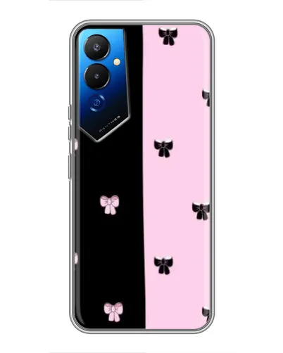 Чехол для TECNO POVA 4 (LG7n) с картинкой «Контрастные банты» Чехол для TECNO POVA 4 (LG7n) с картинкой «Контрастные банты»