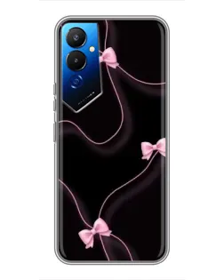 Чехол для TECNO POVA 4 (LG7n) с картинкой «Розовые ленты»