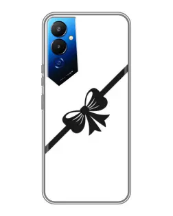 Чехол для TECNO POVA 4 (LG7n) с картинкой «Диагональный бант»