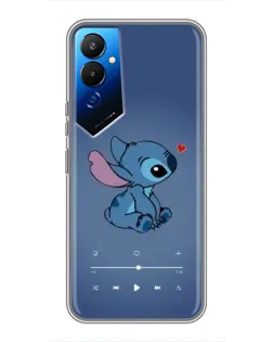 Чехол для TECNO POVA 4 (LG7n) с картинкой «Музыкальный Stitch»