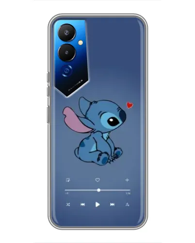 Чехол для TECNO POVA 4 (LG7n) с картинкой «Музыкальный Stitch»