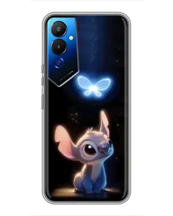 Чехол для TECNO POVA 4 (LG7n) с картинкой «Сияющий Стич»