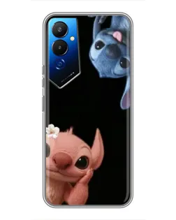 Чехол для TECNO POVA 4 (LG7n) с картинкой «Фиолетовый туман роз»