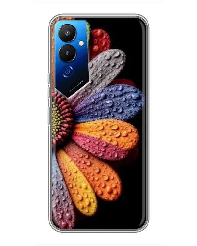 Чехол для TECNO POVA 4 (LG7n) с картинкой «Радужный цветок» Чехол для TECNO POVA 4 (LG7n) с картинкой «Радужный цветок»