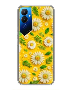 Чехол для TECNO POVA 4 (LG7n) с картинкой «Ромашковое солнце» Чехол для TECNO POVA 4 (LG7n) с картинкой «Ромашковое солнце»