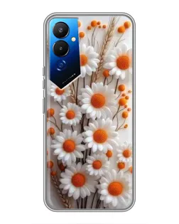Чехол для TECNO POVA 4 (LG7n) с картинкой «Белые сухоцветы» Чехол для TECNO POVA 4 (LG7n) с картинкой «Белые сухоцветы»