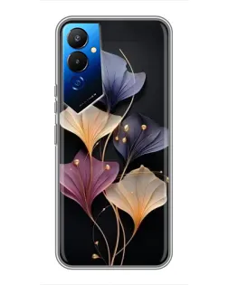 Чехол для TECNO POVA 4 (LG7n) с картинкой «Лиловые цветы грации» Чехол для TECNO POVA 4 (LG7n) с картинкой «Лиловые цветы грации»