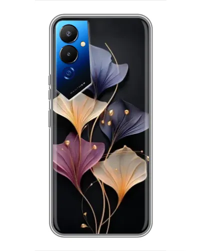 Чехол для TECNO POVA 4 (LG7n) с картинкой «Лиловые цветы грации» Чехол для TECNO POVA 4 (LG7n) с картинкой «Лиловые цветы грации»