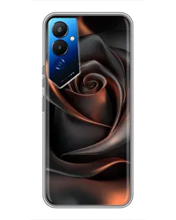 Чехол для TECNO POVA 4 (LG7n) с картинкой «Шелковая черная роза» Чехол для TECNO POVA 4 (LG7n) с картинкой «Шелковая черная роза»