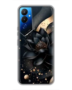 Чехол для TECNO POVA 4 (LG7n) с картинкой «Черный лотос» Чехол для TECNO POVA 4 (LG7n) с картинкой «Черный лотос»