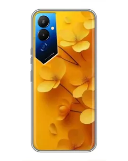 Чехол для TECNO POVA 4 (LG7n) с картинкой «Золотые лепестки» Чехол для TECNO POVA 4 (LG7n) с картинкой «Золотые лепестки»
